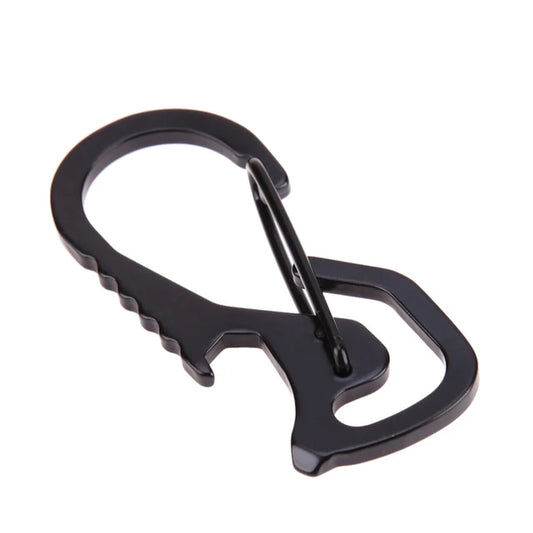 Multifunctional Waist Chain Keychain Outdoor Camping Durable Bottle Opener Carabiner Screwdriver Mini Keychain Tool